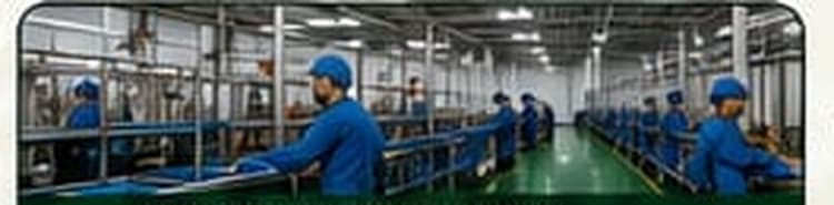 Trained food processing professionals on the line